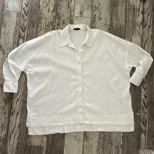 Oversized button down shirt